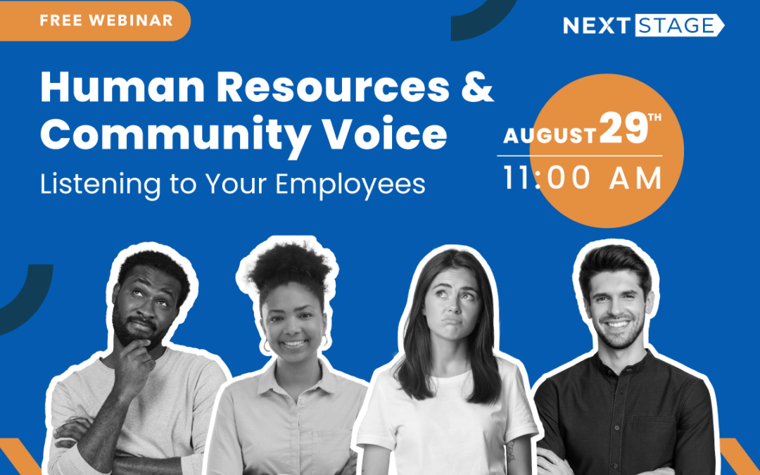 August 29th | Human Resources & Community Voice: Listening to Your Employees