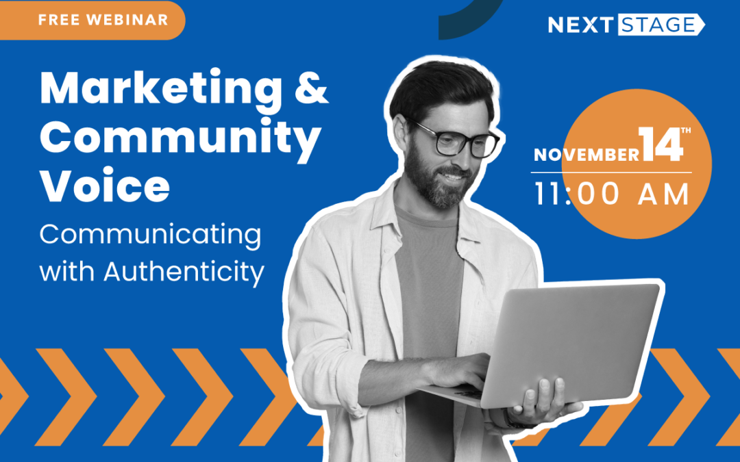 November 15th | Marketing & Community Voice: Communicating with Authenticity