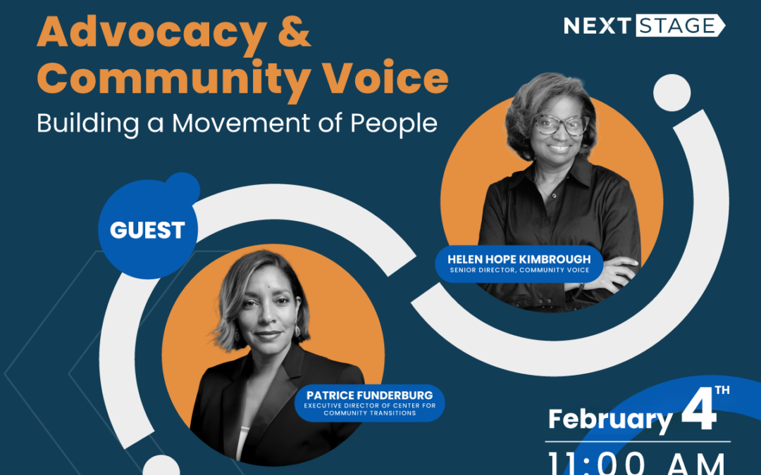 February 4th | Advocacy & Community Voice: Building a Movement of People with Patrice Funderburg