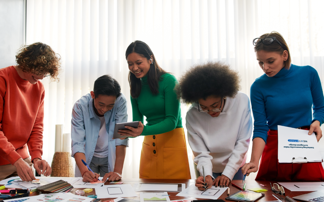 A group of people participating in a fall 2024 workshop.