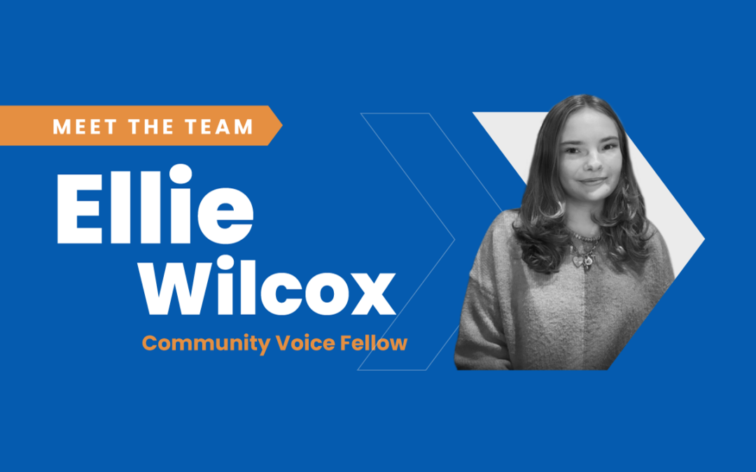 A picture of Ellie Wilcox, Next Stage's Community Voice Fellow who joins us as part of Davidson College's Nonprofit Leadership program